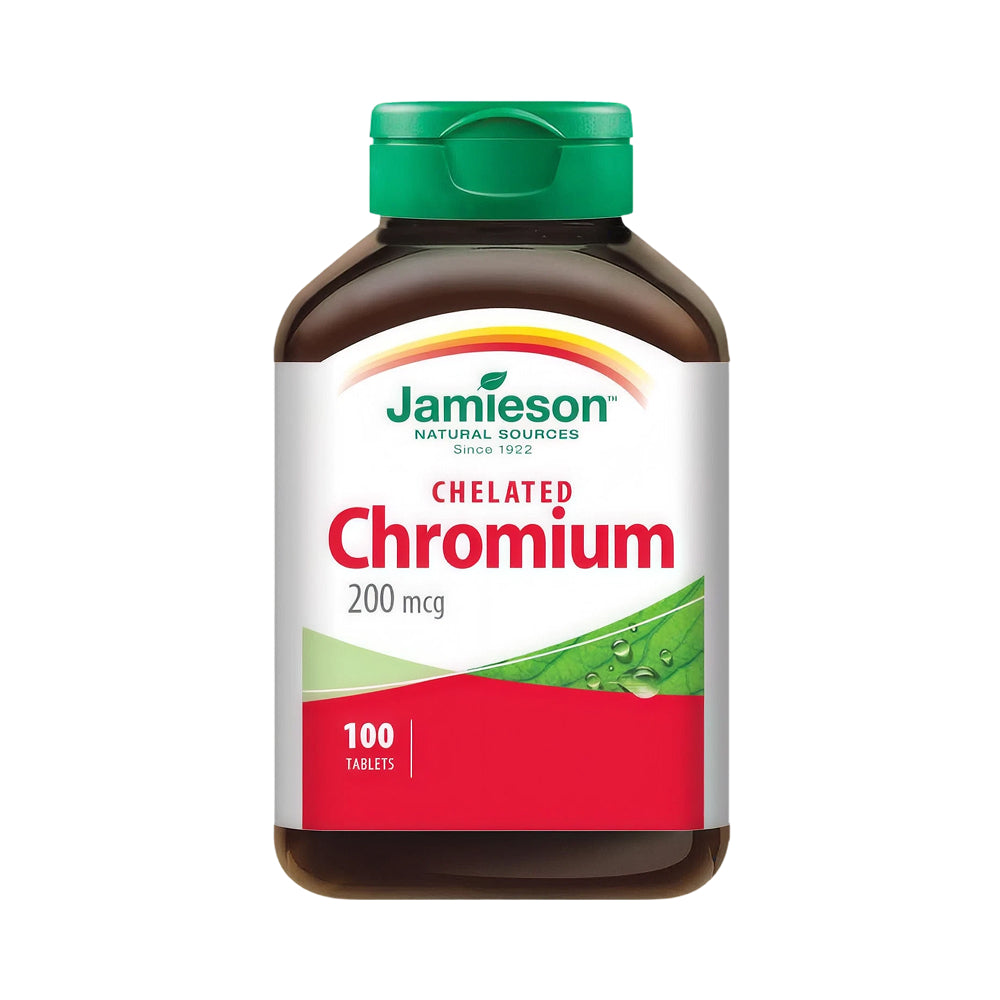 Jamieson Chelated Chromium 200 ميكروغرام 100 حبة
