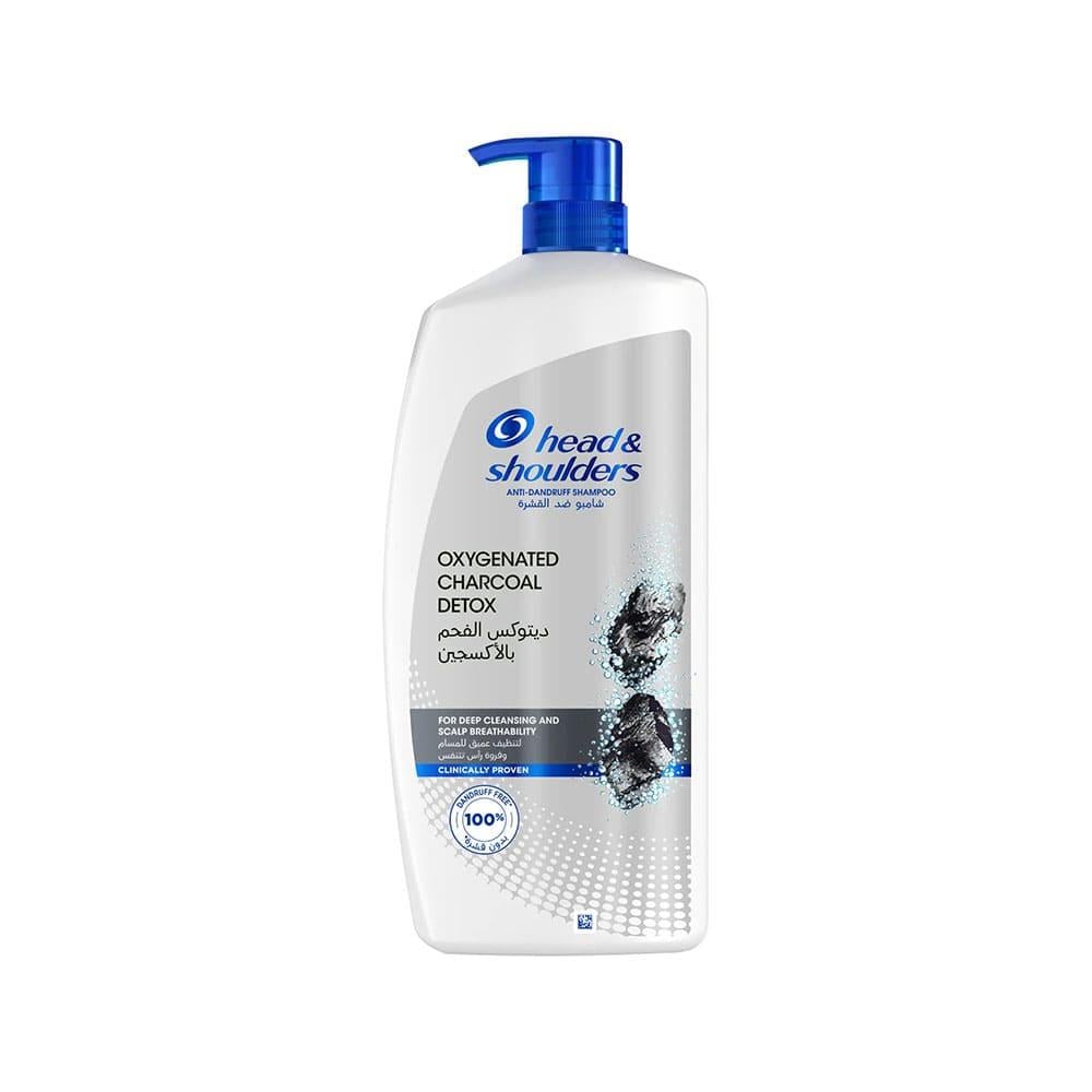 Head & shoulders anti dandruff detox charcoal oxygen shampoo 1000ml
