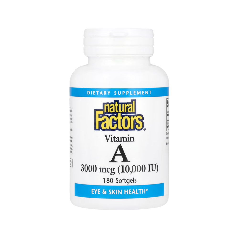 Natural Factors Vitamin A 10,000 IU - 180 Softgels