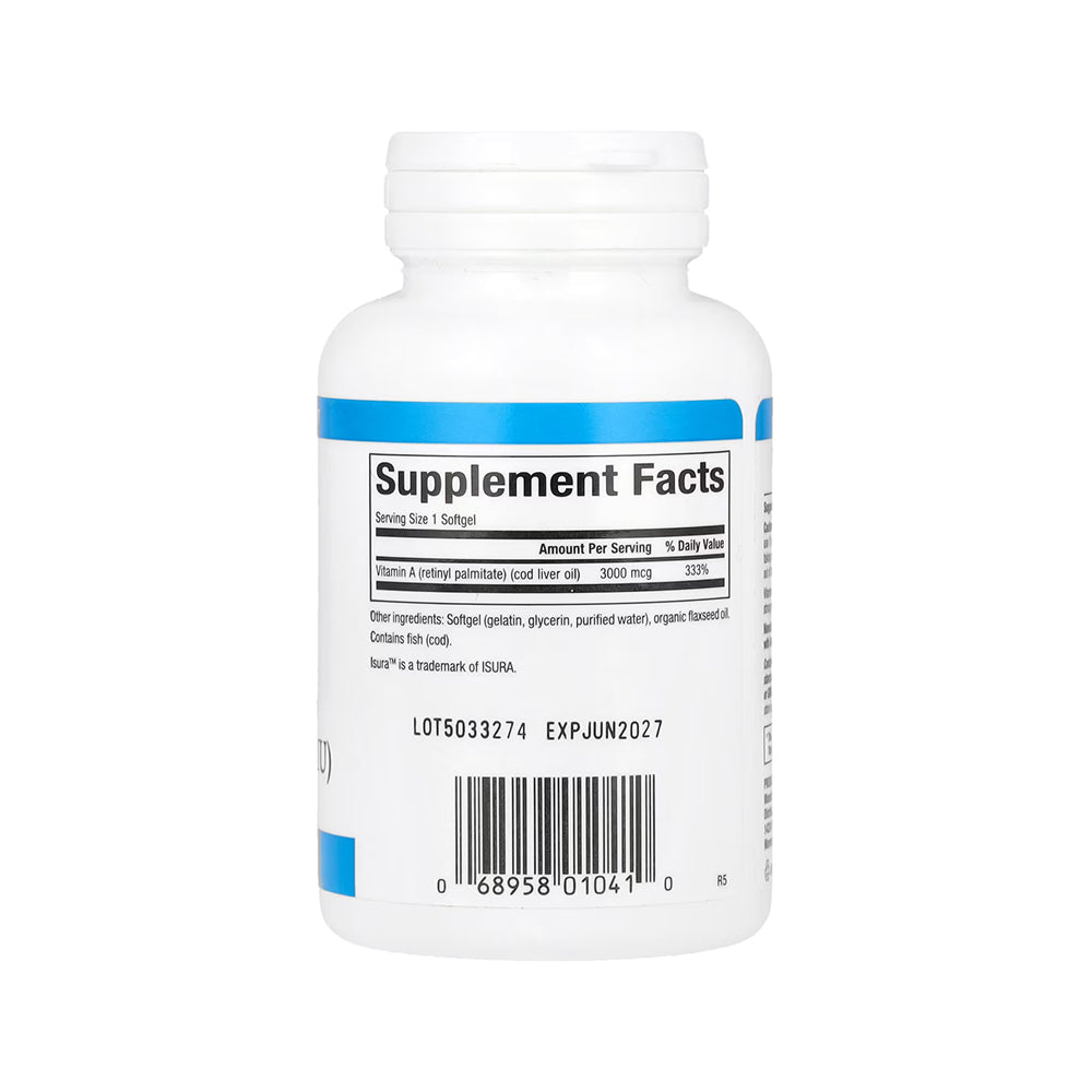Natural Factors Vitamin A 10,000 IU - 180 Softgels