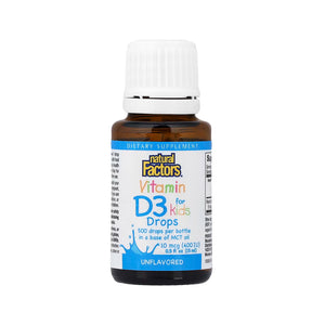 Natural Factors Vitamin D3 for Kids 400 IU - 15ml