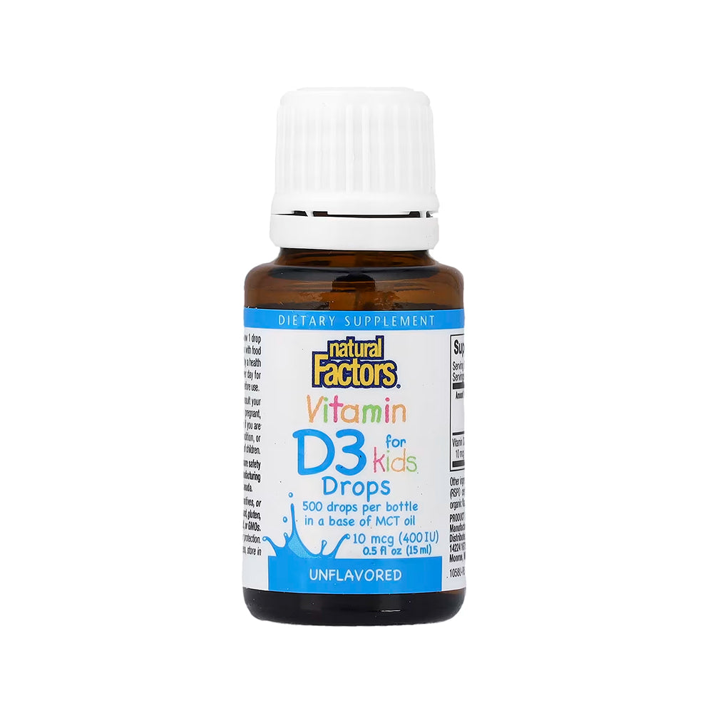 Natural Factors Vitamin D3 for Kids 400 IU - 15ml