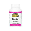 Natural Factors Biotin 5000mcg - 60 Veg Caps