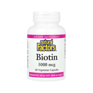 Natural Factors Biotin 5000mcg - 60 Veg Caps
