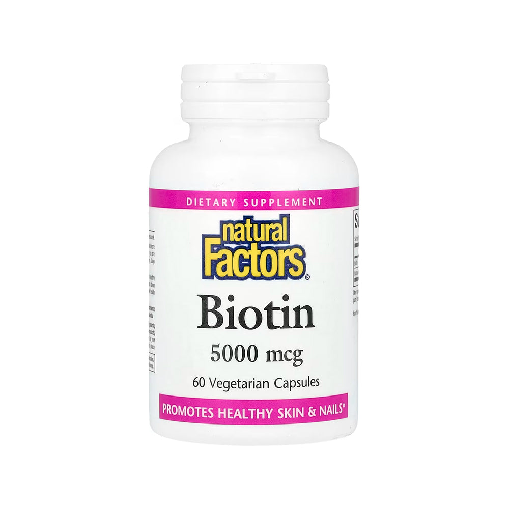 Natural Factors Biotin 5000mcg - 60 Veg Caps