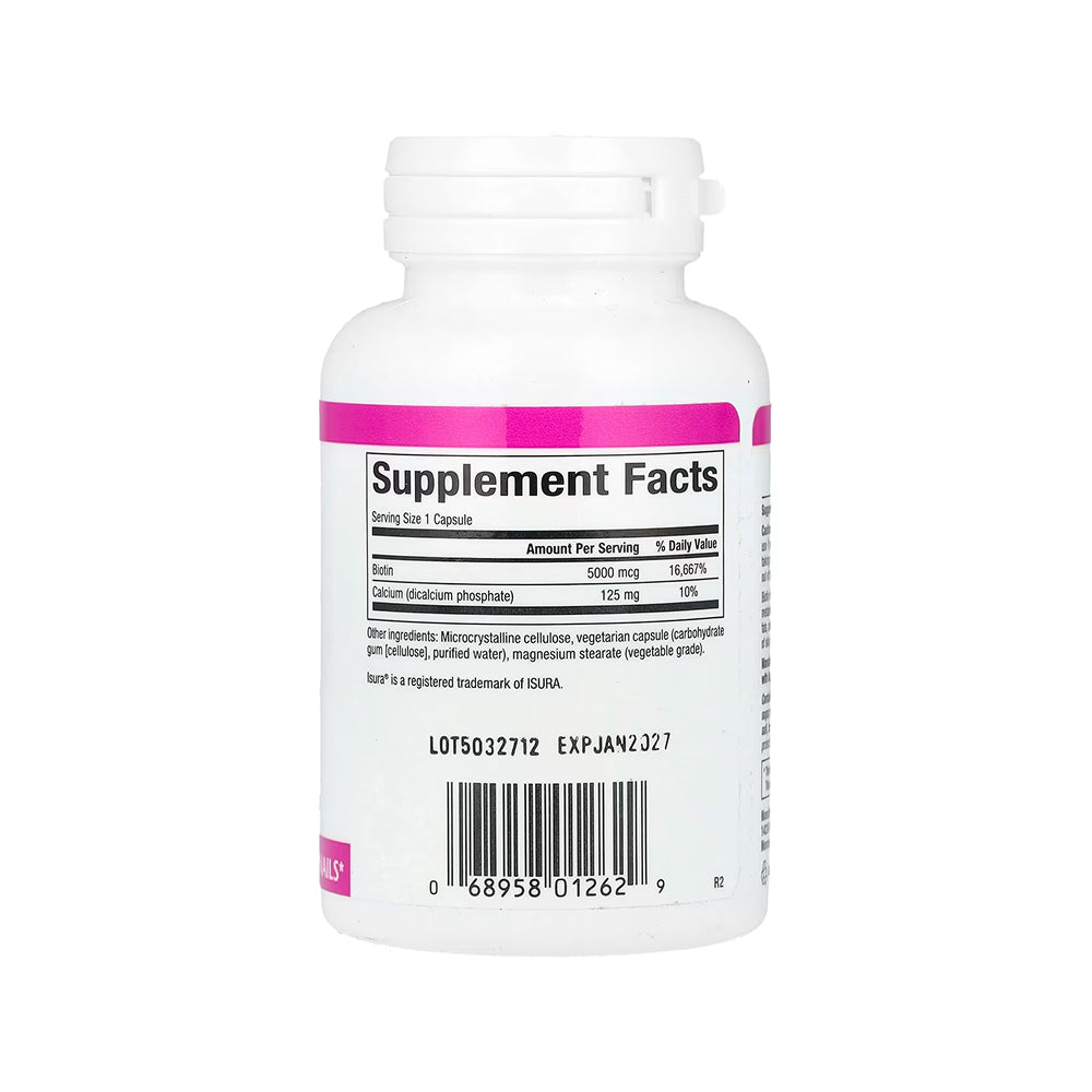 Natural Factors Biotin 5000mcg - 60 Veg Caps