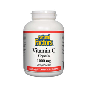 Natural Factors Vitamin C Crystals 1000mg - 250g Powder