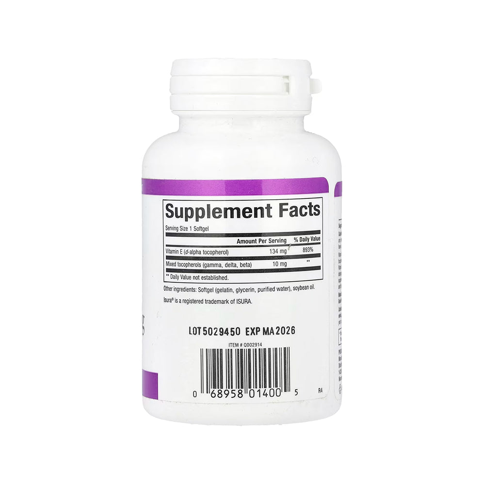 Natural Factors Vitamin E 200 IU - 90 Softgels