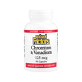 Natural Factors Chromium & Vanadium 125mcg - 90 Capsules