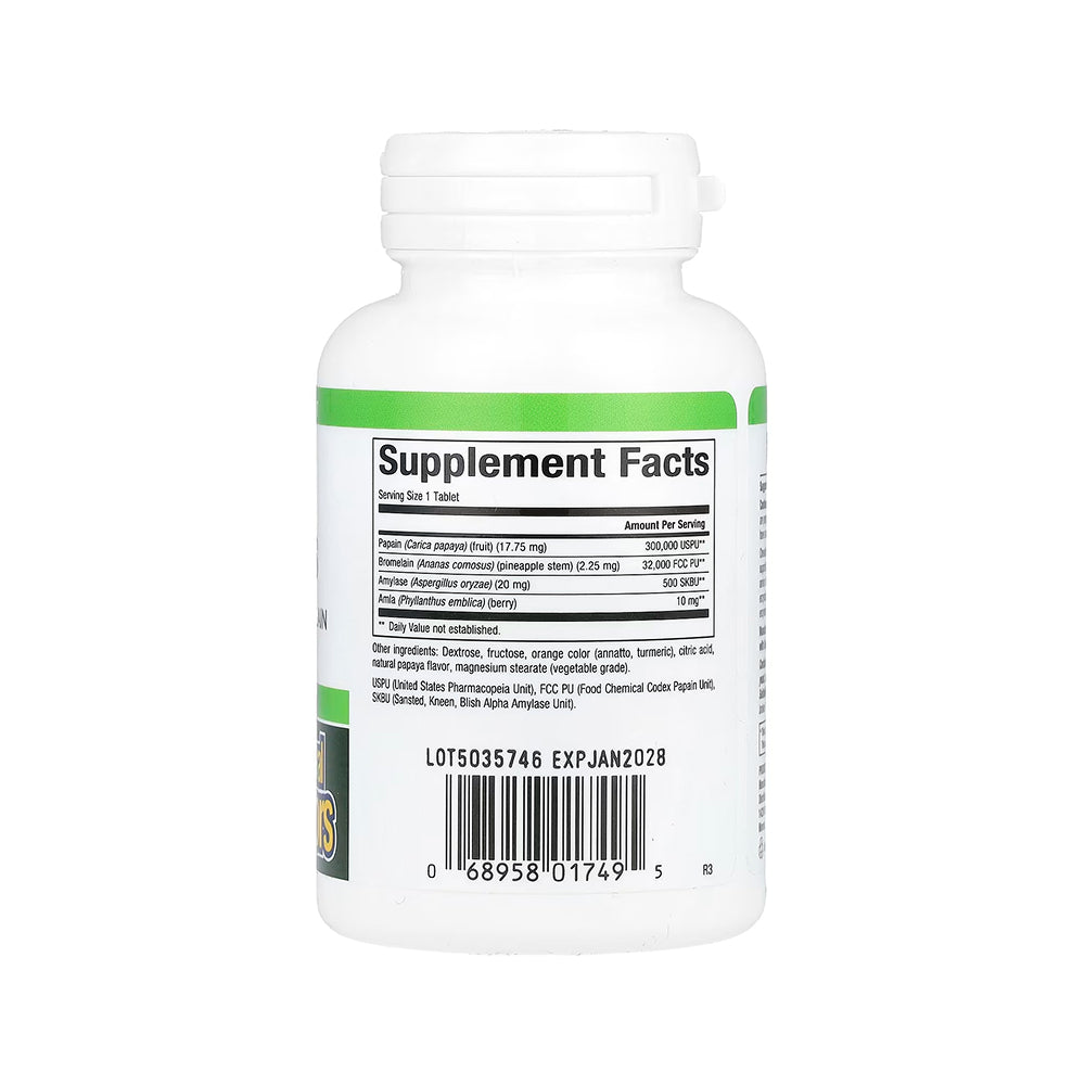 Natural Factors Chewable Papaya Enzymes - 120 Tablets