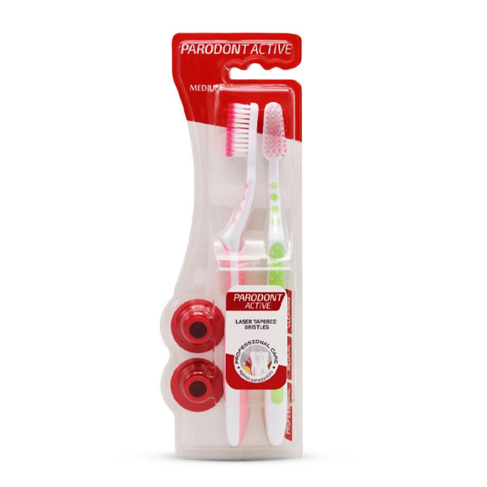 Parodont Active Toothbrush 2pc Medium Bristles