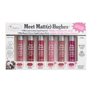 The Balm Lip Kit Meet Matte Hughes 6pc 3 Liquid 