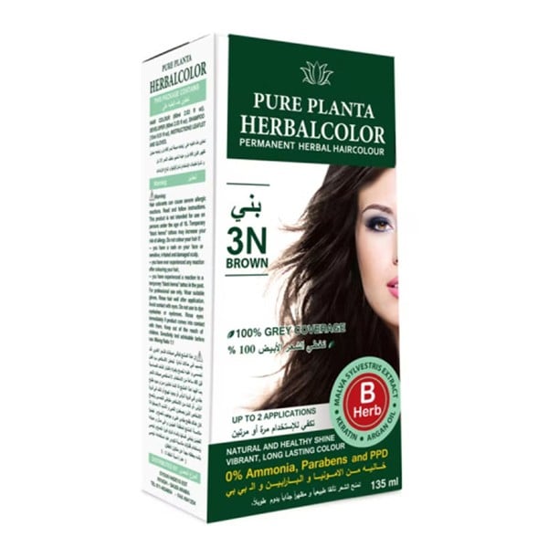 Pure Planta Ammonia-Free Hair Color 135ml 3N Brown
