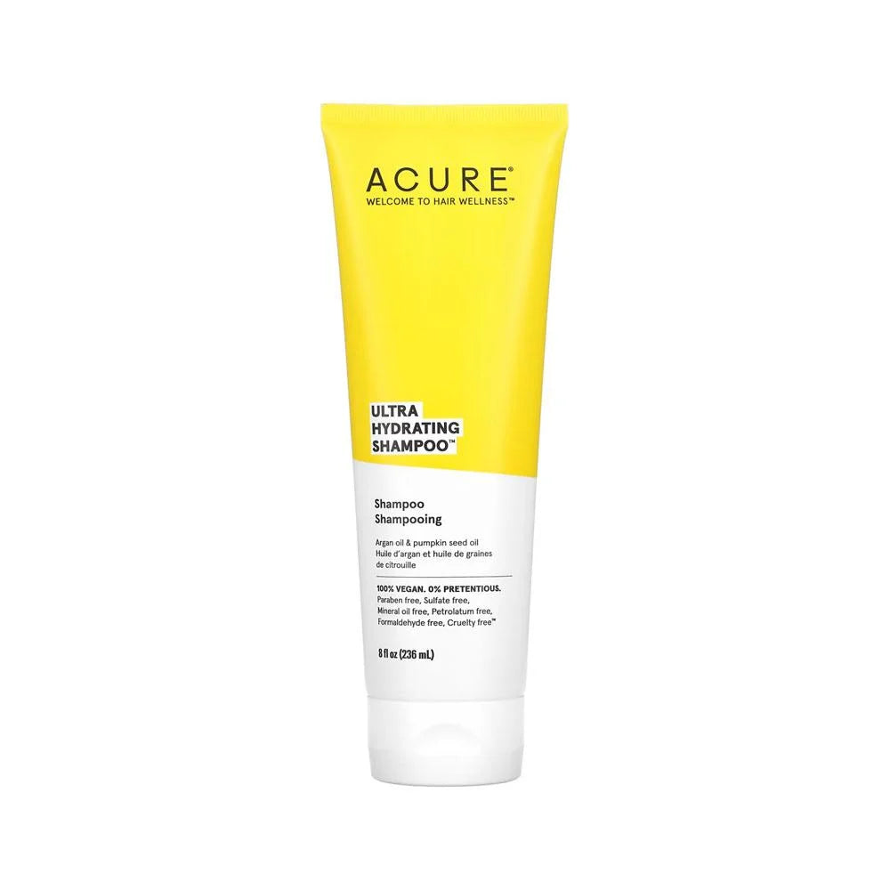 Acure Ultra Hydrating Shampoo – Argan & Pumpkin for Dry Hair, 236ml