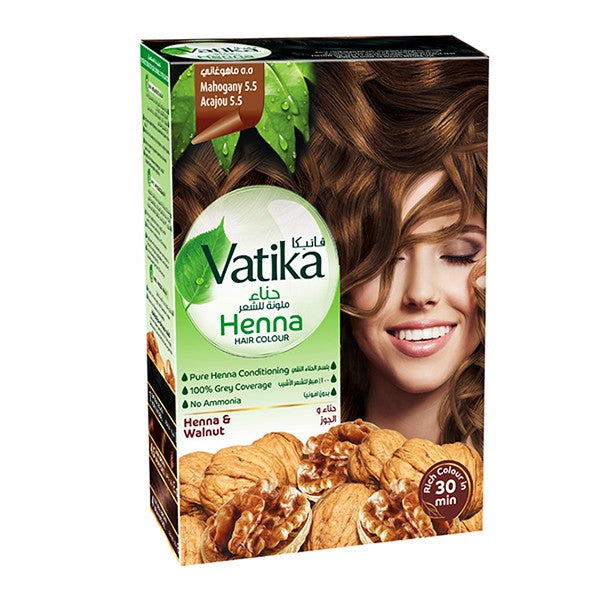 Vatika henna hair color 60g 5.5 mahogany