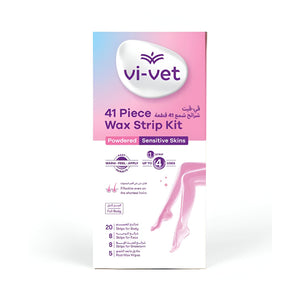 Vi-Vet Hair Removal Strips 41pc For Sensitive Skin