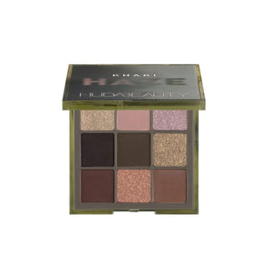 Huda beauty eyeshadow palette haze obsessions khaki 9 color