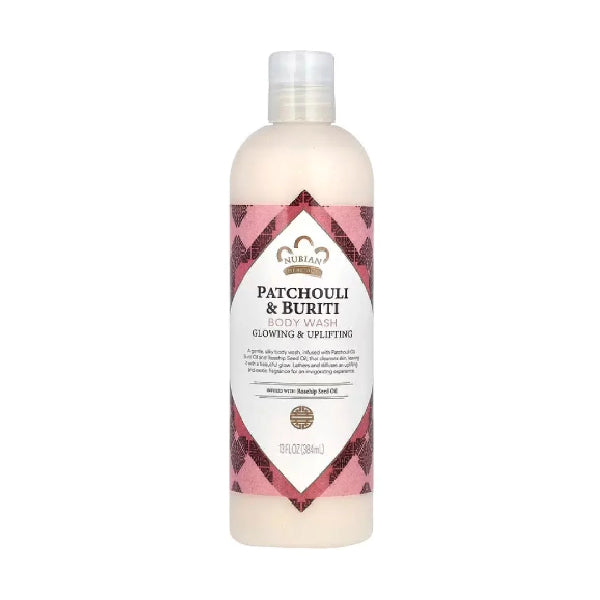 Nubian heritage body wash 384ml patchouli & buriti