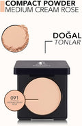 Flormar C.Powder Compact Powder 091 Medium Cream Rose