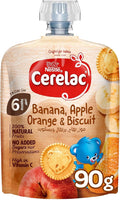Cerelac Puree BnaOrangeBiscuit 90g
