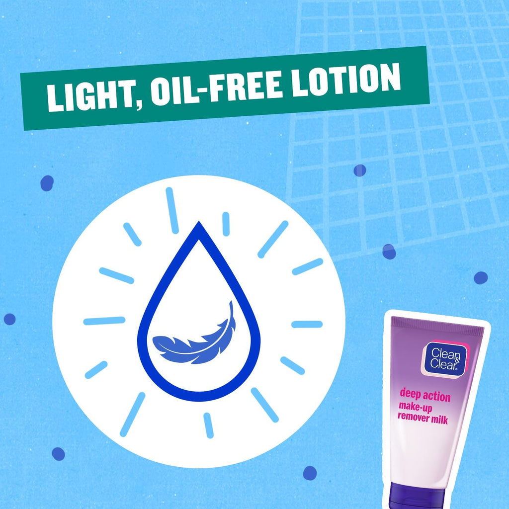 Clean & Clear Makeup Remover – Gentle Oil-Free Face Cleanser