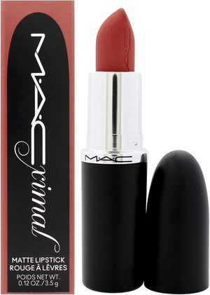 mac maximum silky matte lipstick 669 warm teddy (3.5g)