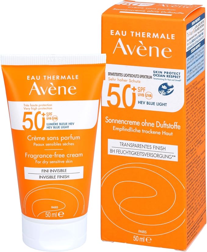 Avene Sun Care Cream SPF 50Plus Fragrance Free  50 ML