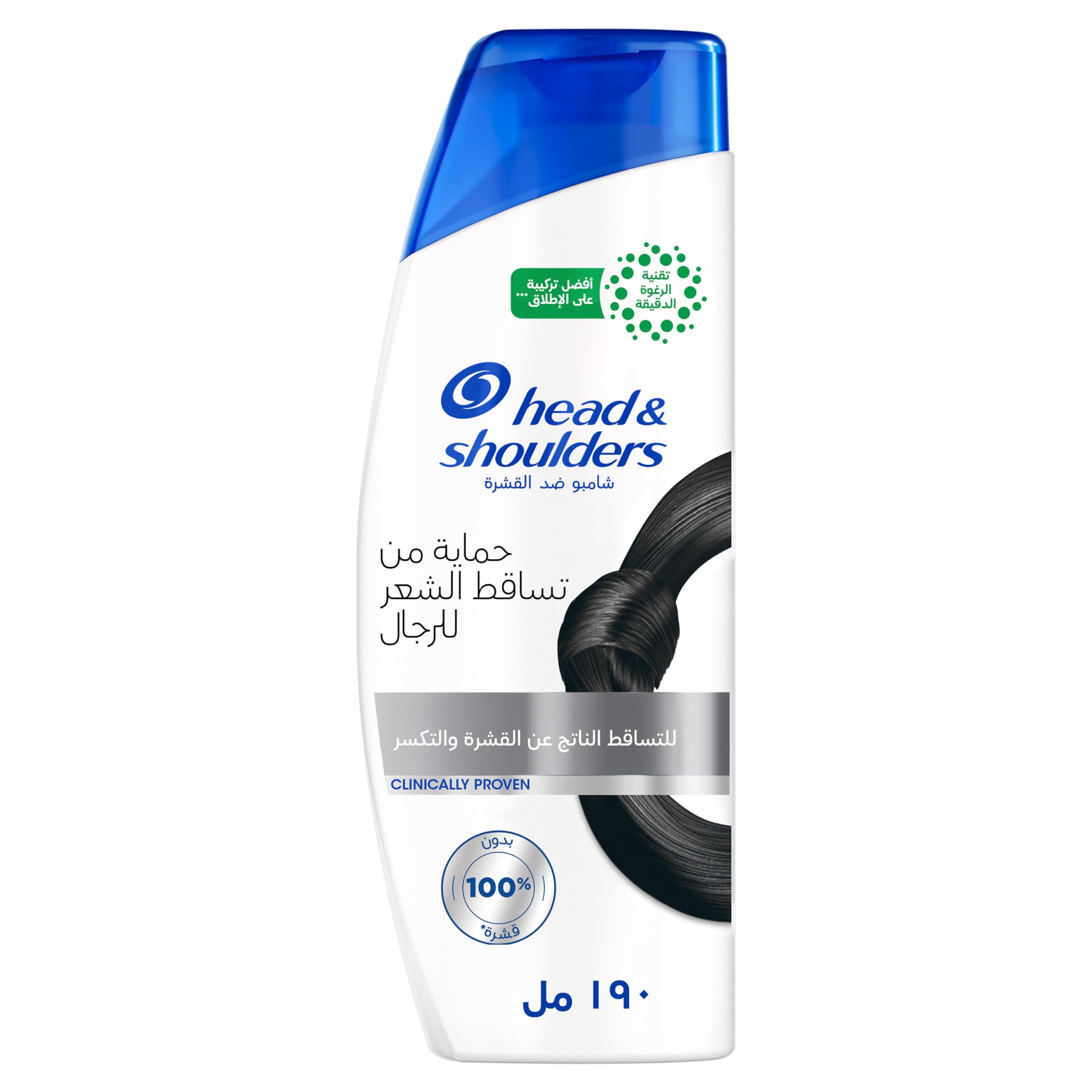 Head & shoulders men anti dandruff anti hair loss shampoo 190ml