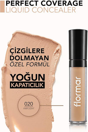 Flormar Perfect Coverage Liquid Concealer 20 Fair/Light