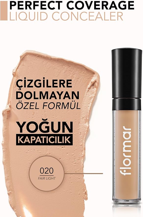 Flormar Perfect Coverage Liquid Concealer 20 Fair/Light