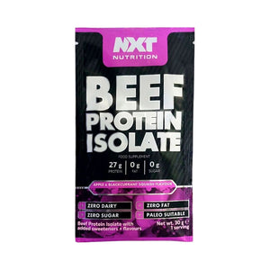 Nxt Nutrition مركز بروتين اللحم البقري بنكهة التفاح والكشمش الأسود 30 غرام