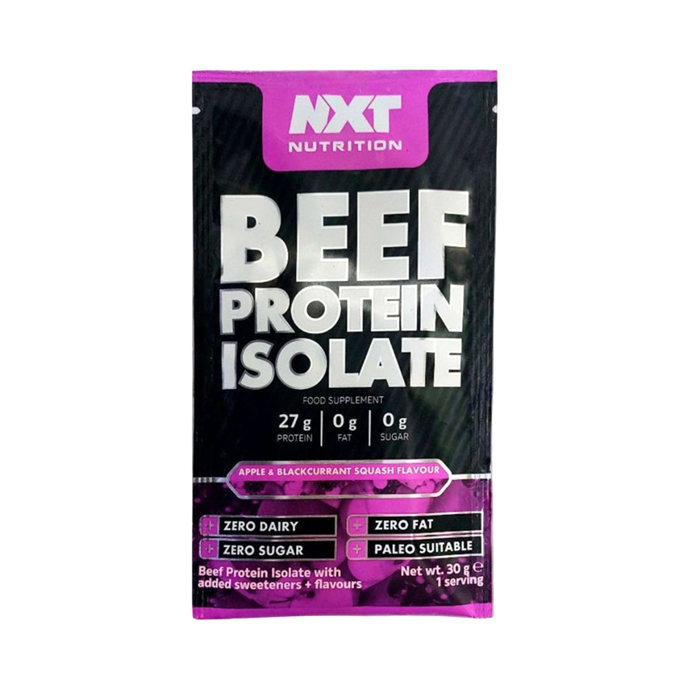 Nxt Nutrition مركز بروتين اللحم البقري بنكهة التفاح والكشمش الأسود 30 غرام