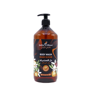 Jardin Oleane Orange Blossom Shower Gel – Gentle Body Wash for All Skin 1L
