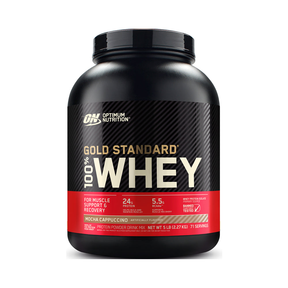 Optimum Nutrition Gold Standard 100% Whey Protein Mocha Cappuccino 5 LB