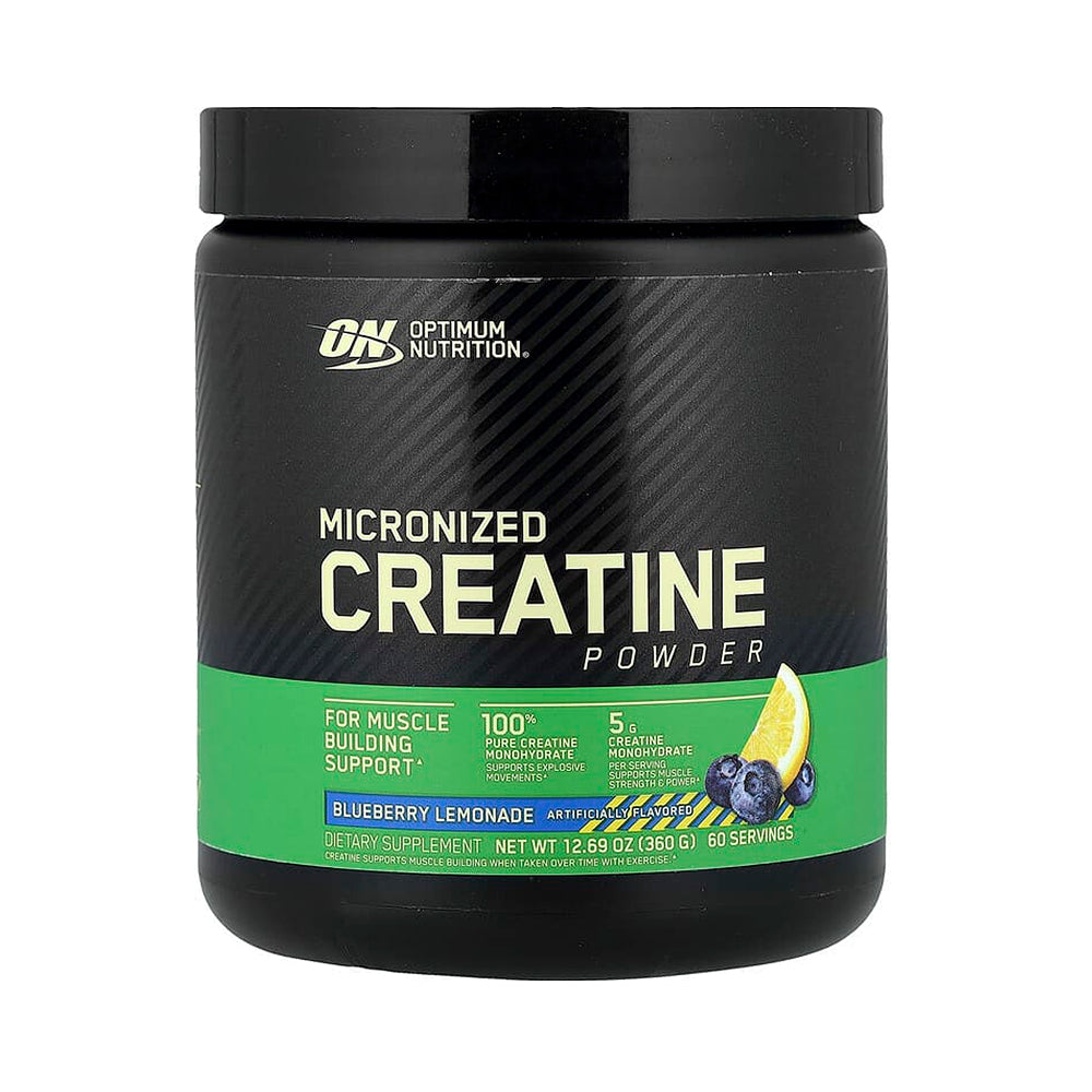 Optimum Nutrition Creatine Powder Blueberry Lemonade 360g 60 Servings