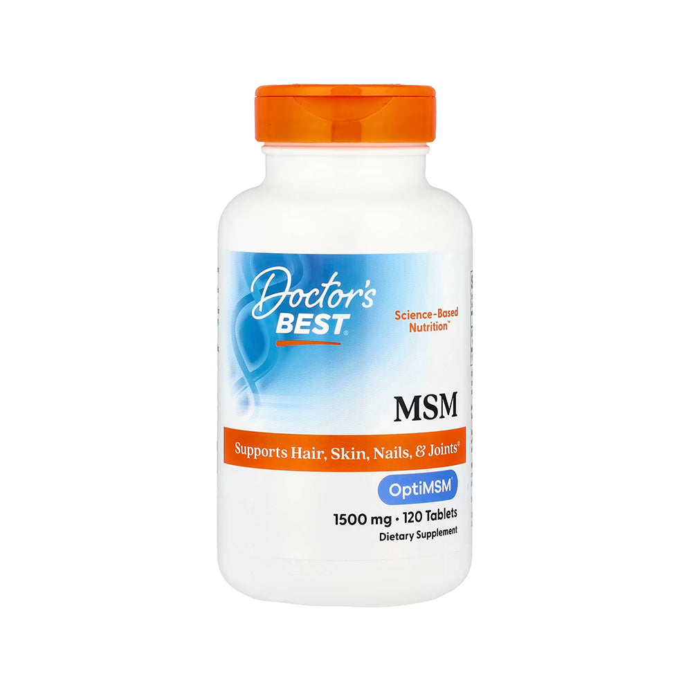Doctor's Best MSM OptiMSM 1500mg - 120 Tablets