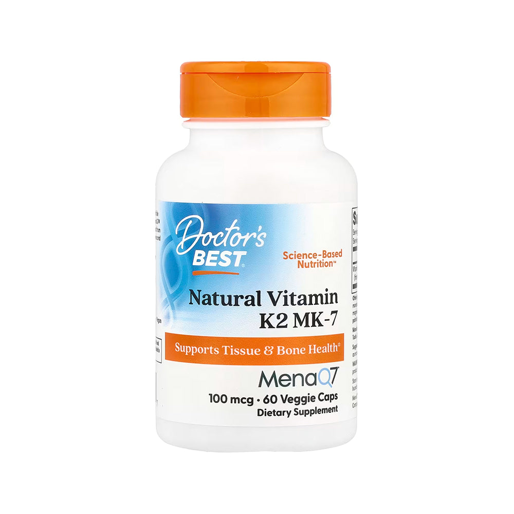 Doctor's Best Natural Vitamin K2 MK-7 100mcg - 60 Veg Caps
