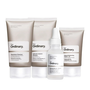 The Ordinary The Balance Set Squalane Cleanser, Niacinamide 10%, Salicylic 2%, Moisturising