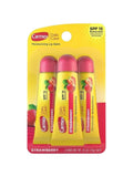 Carmex strawberry lip balm 3x10g