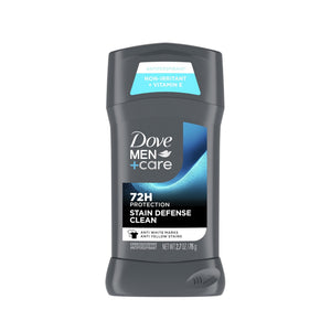 Dove Men+Care 72H Protection Stain Defense Clean Antiperspirant Stick – 76g (2.7 oz)