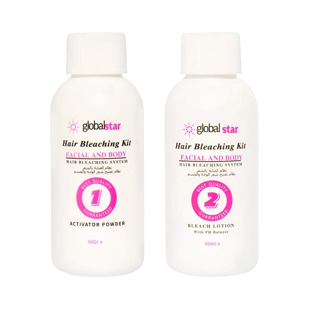 Global Star Face & Body Bleaching Kit 50+50g