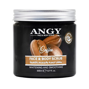 Angy Face & Body Scrub 500ml With Coffee