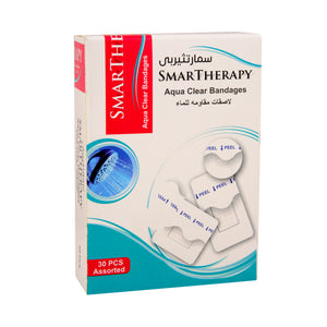 Smart therapy bandages 30patches water resistant transparent