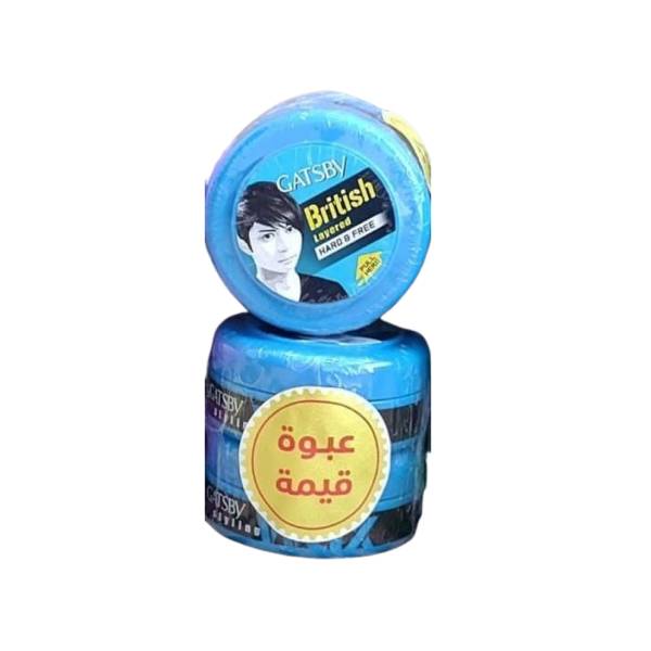 Gatsby hair styling wax 75g hard & free blue 1+1 30% off