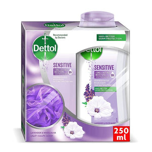 Dettol shower gel 250ml lavender for sensitive skin