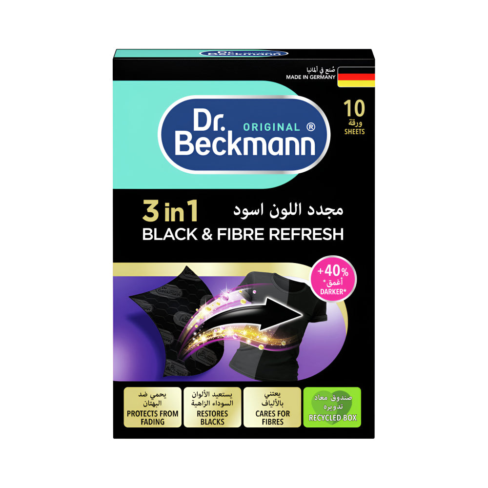 Dr. beckmann  10pc black color refresher 2 in 1