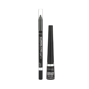 Rimmel make up kit scandle eyes liq eyeliner + 24hr wp khol kaja
