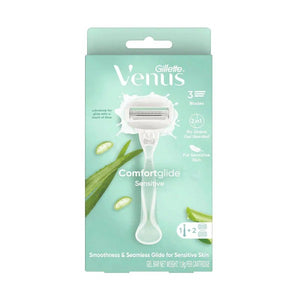 Gillette razor venus 3 comfortglide sensitive +2 refill