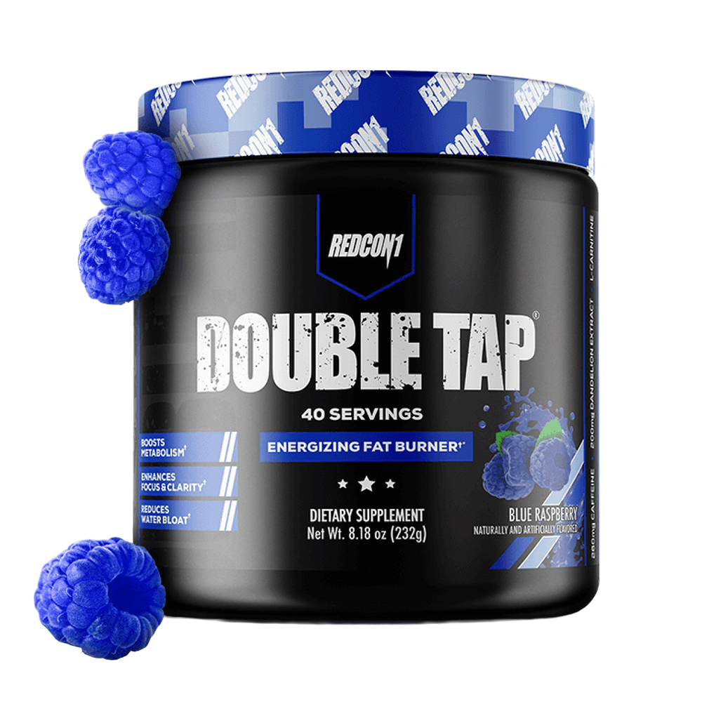 Redcon1 Double Tap حارق دهون Blue Raspberry - 30 جرعة