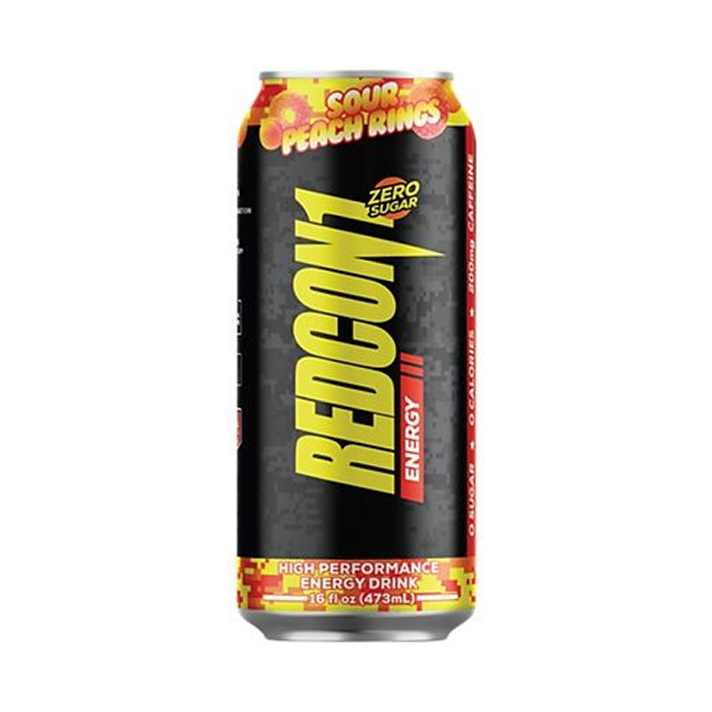Redcon1 Energy Drink Sour Peach Rings - 473ml